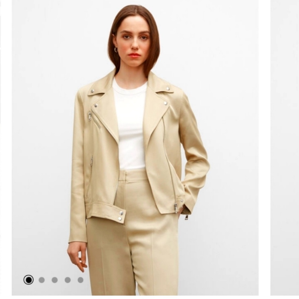 Club Monaco Relaxed Moto jacket S